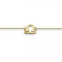 JWLS4U | Zodiac Sign Bracelets Gold 12